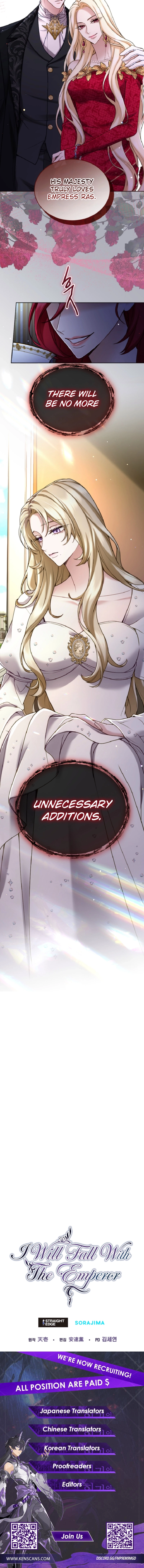 I Will Fall With The Emperor  Chapter 137 Page 9