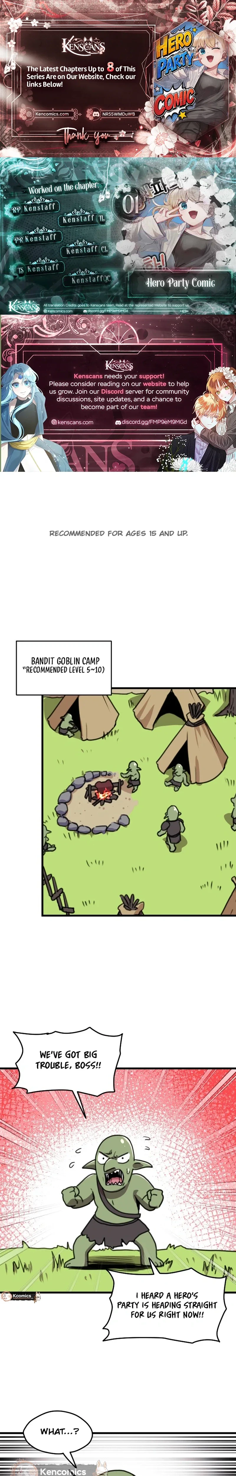 Hero Party Comic Chapter 1 Page 1