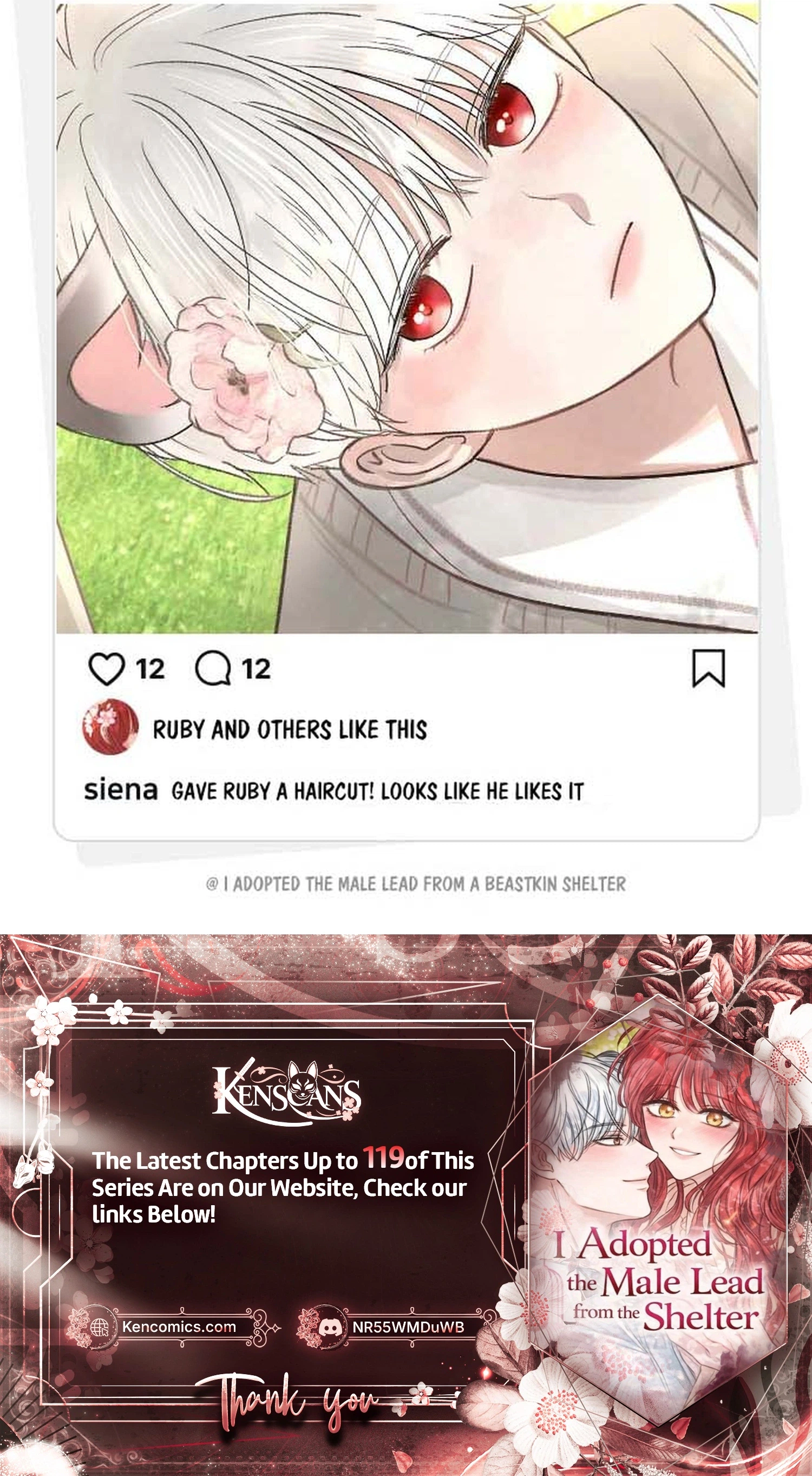 I Adopted the Male Lead from the Shelter Chapter 109 Page 32