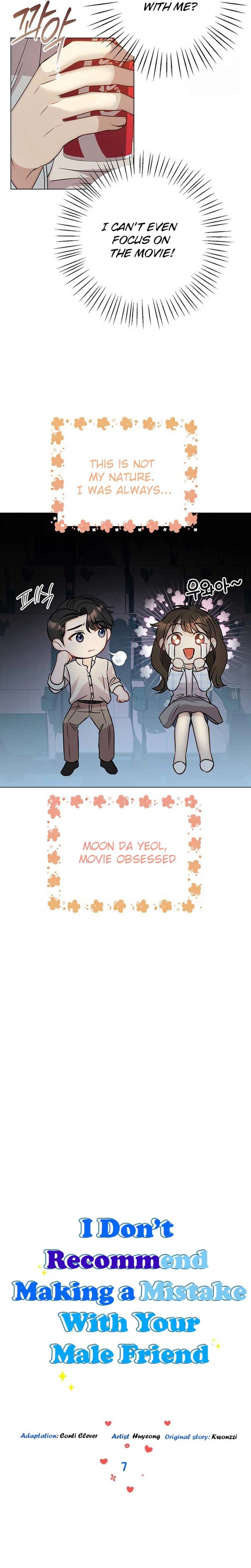 I Don't Recommend Making a Mistake With Your Male Friend Chapter 7 Page 16