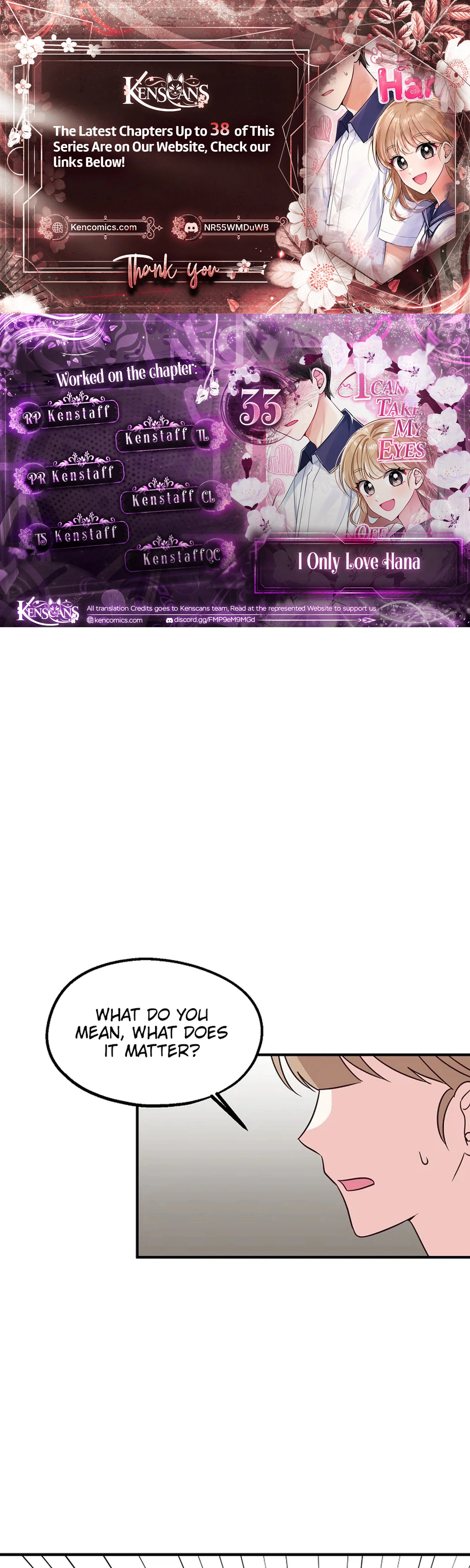 I Only Love Hana Chapter 33 Page 1