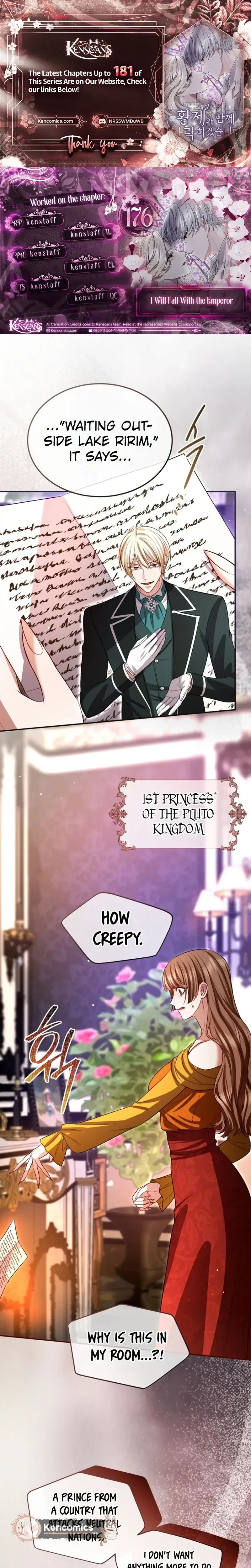 I Will Fall With The Emperor  Chapter 176 Page 1