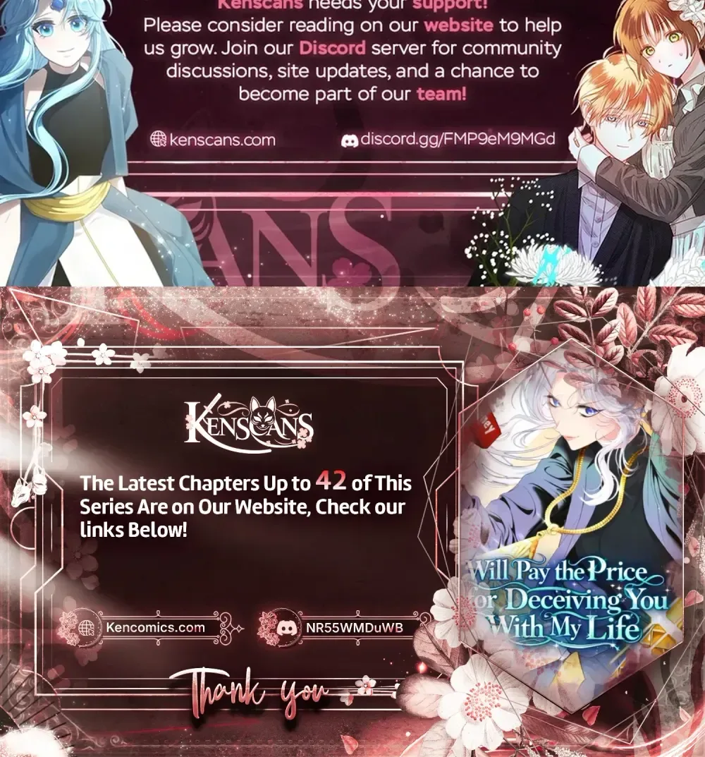 I Will Pay the Price for Deceiving You With My Life Chapter 39 Page 35