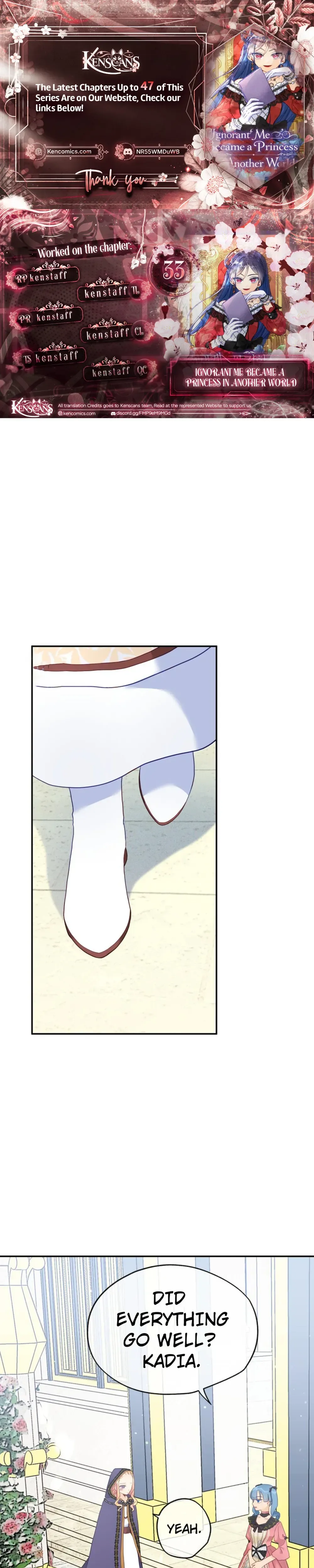 Ignorant Me Became a Princess in Another World Chapter 33 Page 1