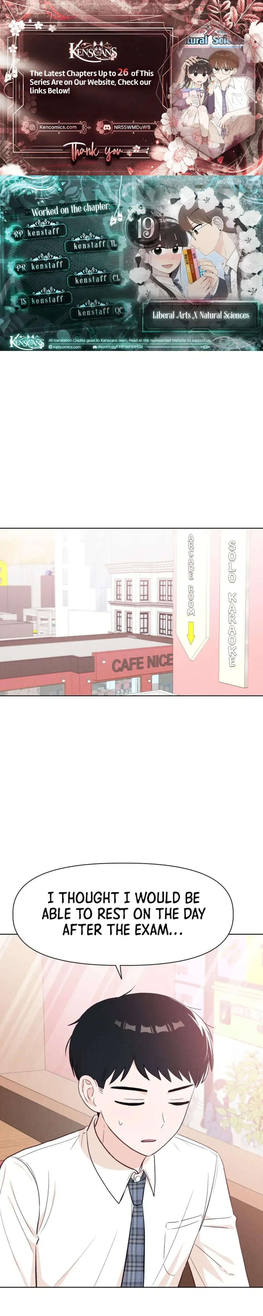 Liberal Arts X Natural Sciences  Chapter 19 Page 1