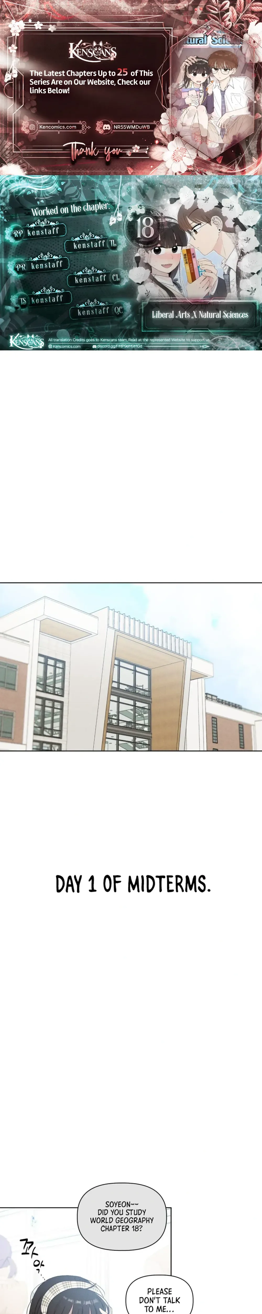 Liberal Arts X Natural Sciences  Chapter 18 Page 1