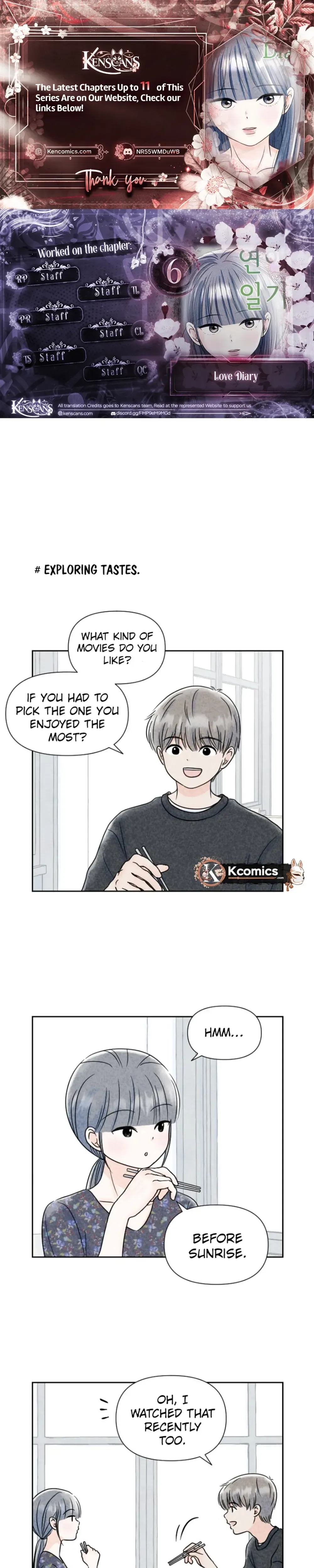 Love Diary Chapter 6 Page 1