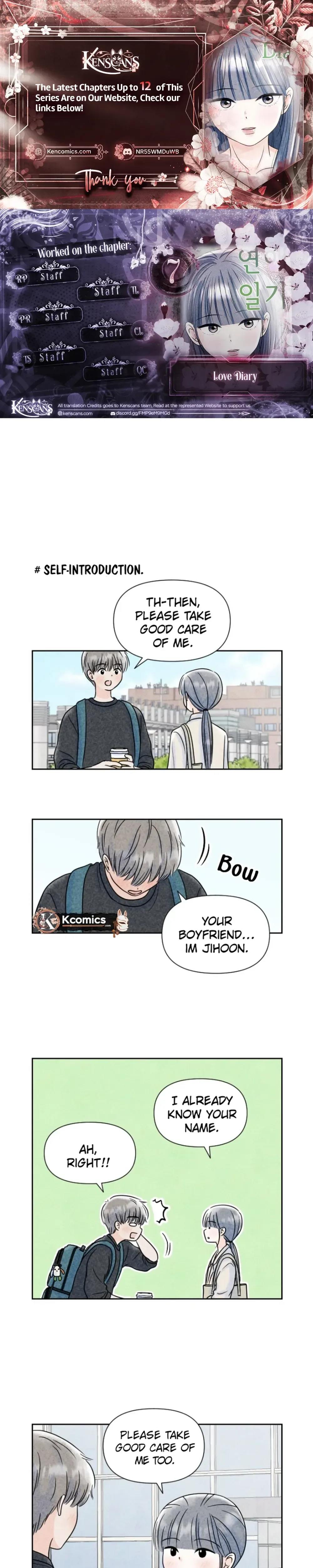 Love Diary Chapter 7 Page 1