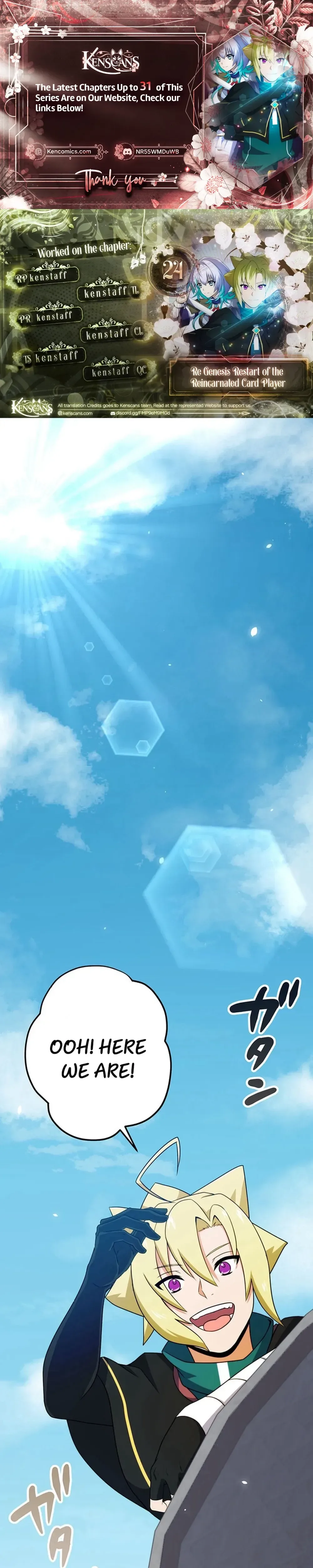 Re Genesis: Restart of the Reincarnated Card Player Chapter 24 Page 1