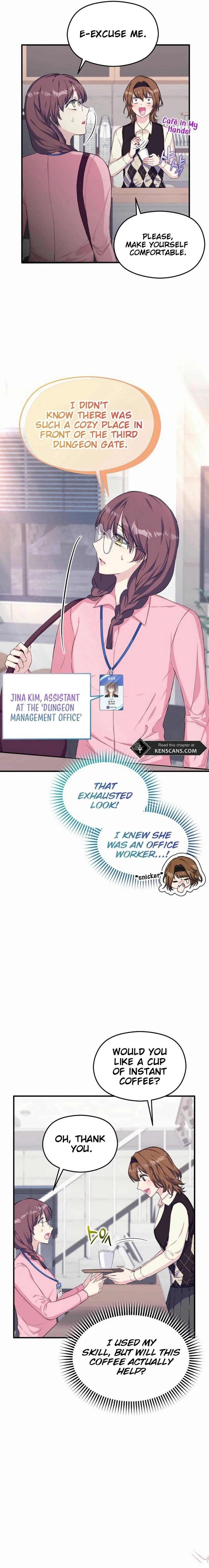 SSS-Grade Café in Front of the Dungeon Chapter 5 Page 9