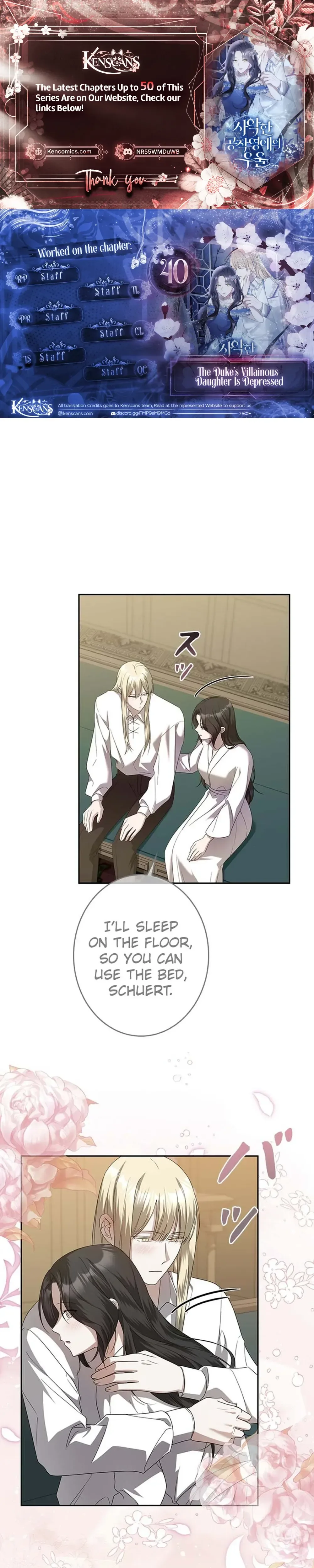 The Duke's Villainous Daughter Is Depressed Chapter 40 Page 1