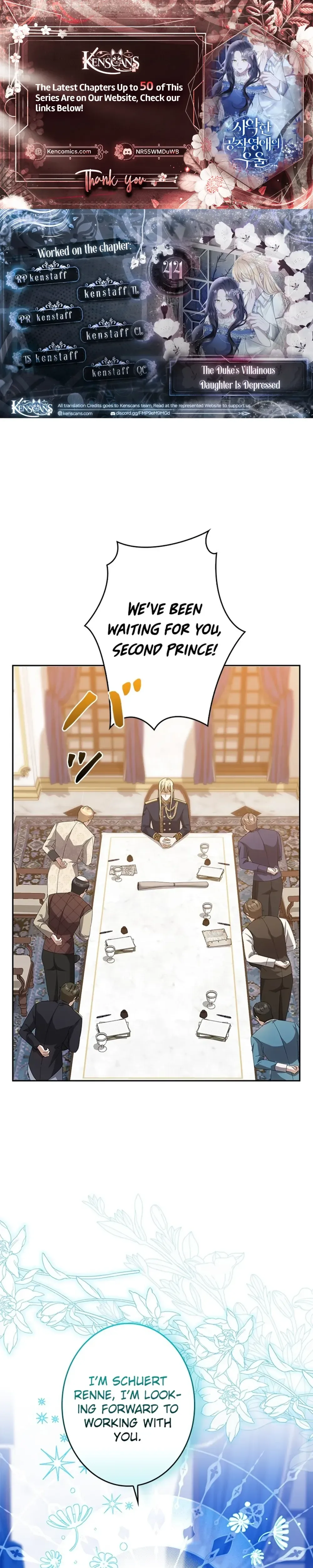 The Duke's Villainous Daughter Is Depressed Chapter 44 Page 1