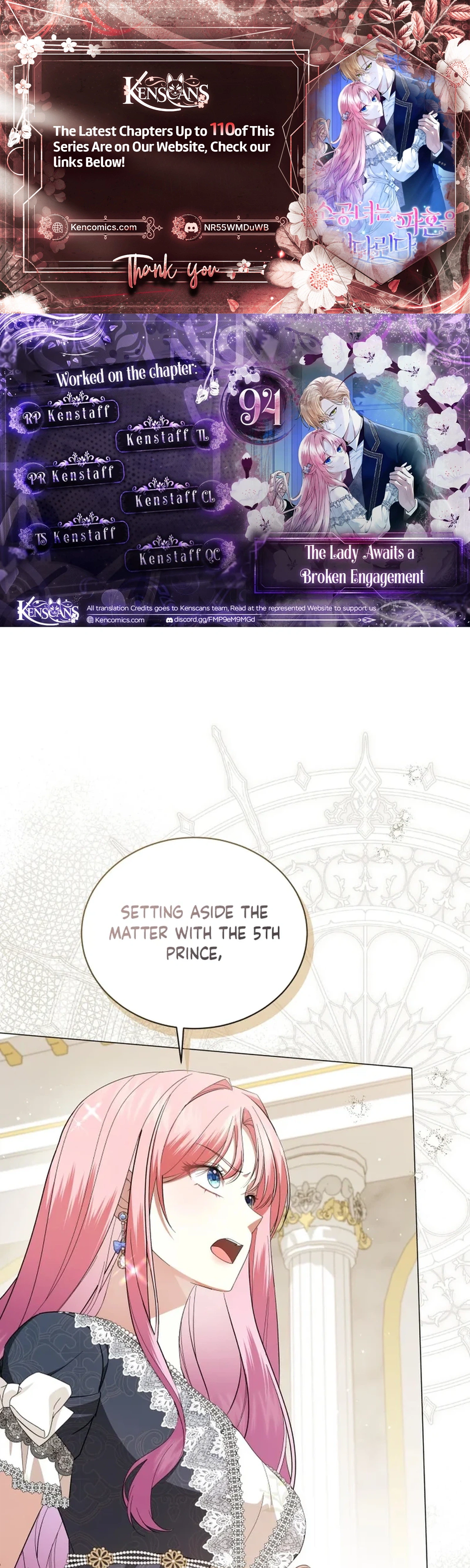 The Lady Awaits a Broken Engagement Chapter 94 Page 1