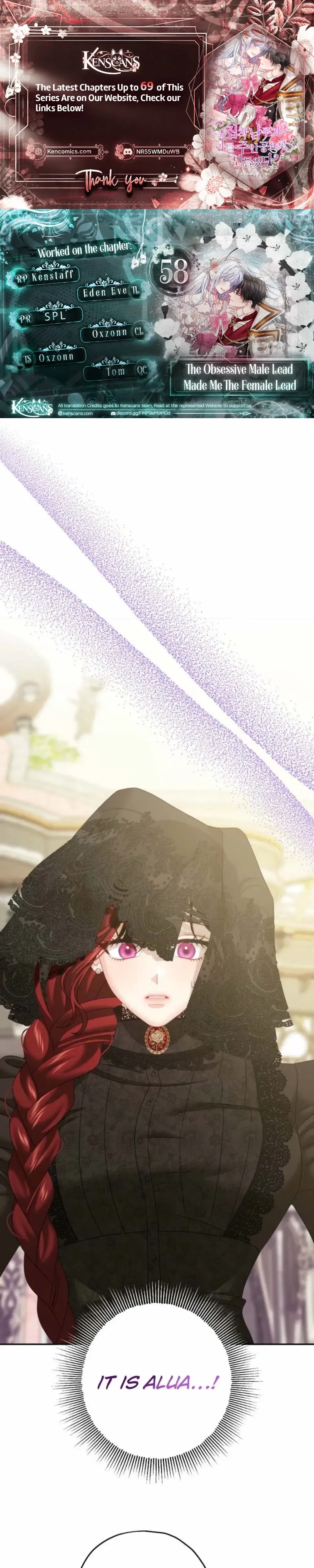  The Obsessive Male Lead Made Me The Female Lead  Chapter 58 Page 1