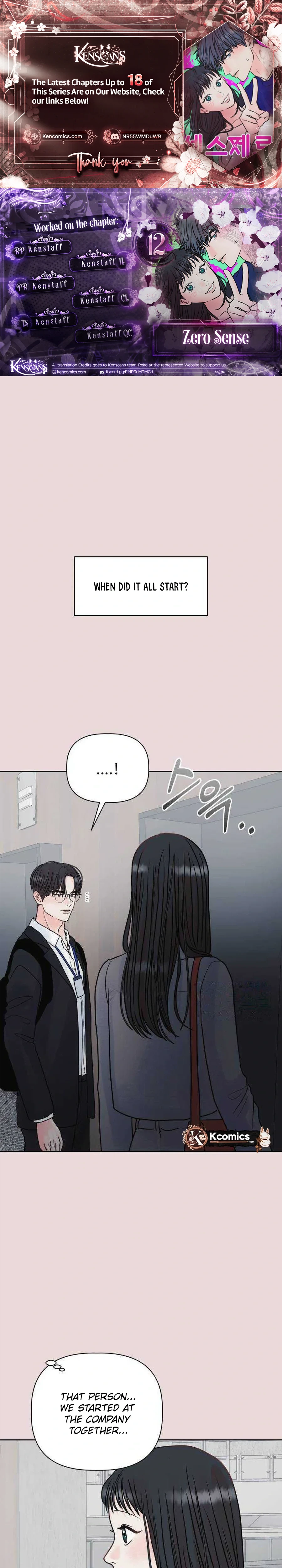 Zero Sense Chapter 12 Page 1
