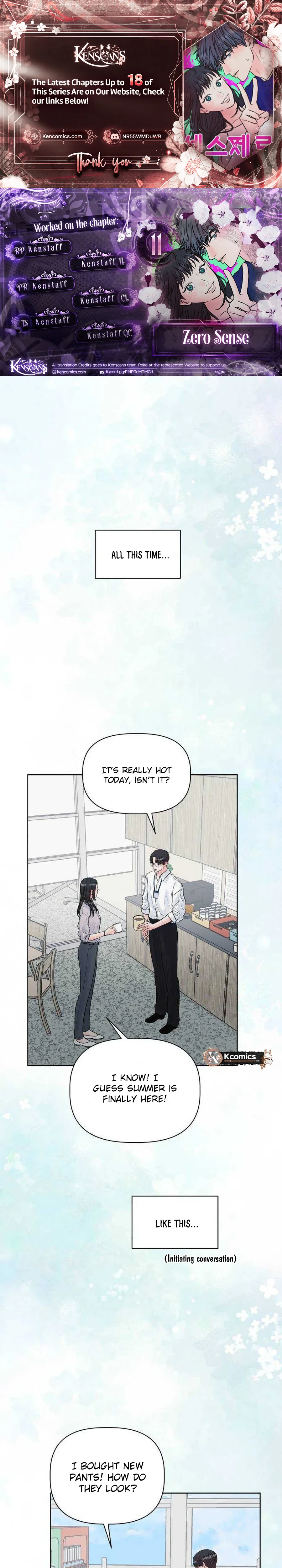 Zero Sense Chapter 11 Page 1